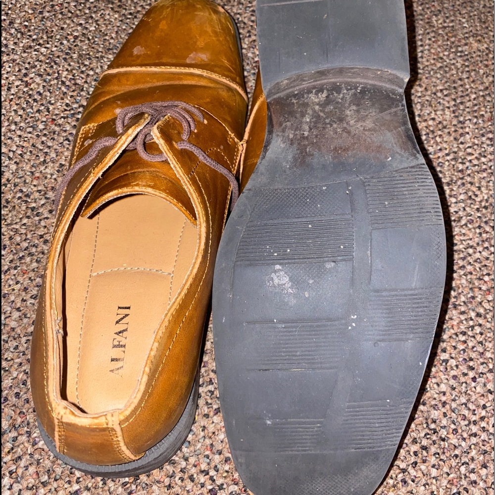 Brown alfani Adam dress shoes